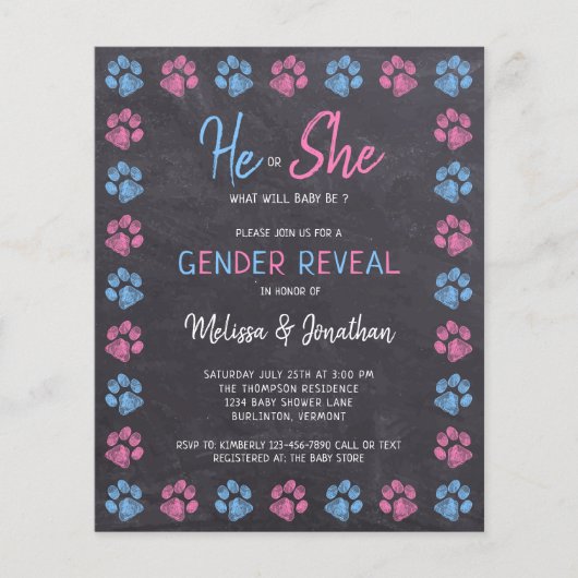 Bericht über das Geschlecht bei der Haushaltslinie (Vorderseite)