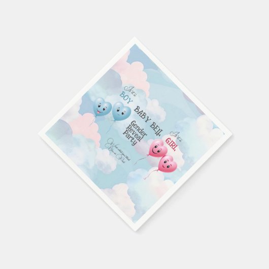 Bericht über das Geschlecht von Kindern Serviette (Ecke)