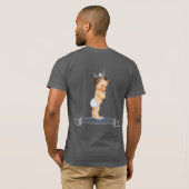 Bericht über das Geschlecht von Team Prince T-Shirt (Schwarz voll)