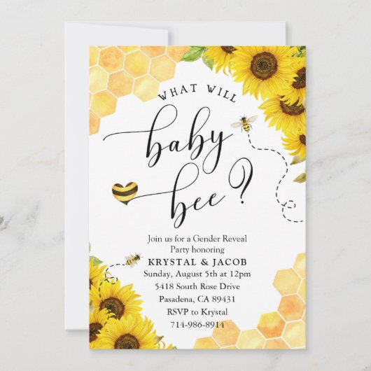 Bericht über das Honigbienengeschlecht Einladung (Vorderseite)