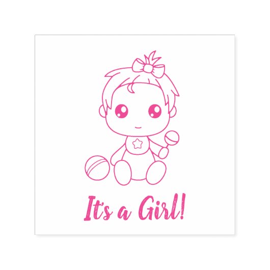 Bericht über das Mädchen-Duschgeschlecht Permastempel (Design)