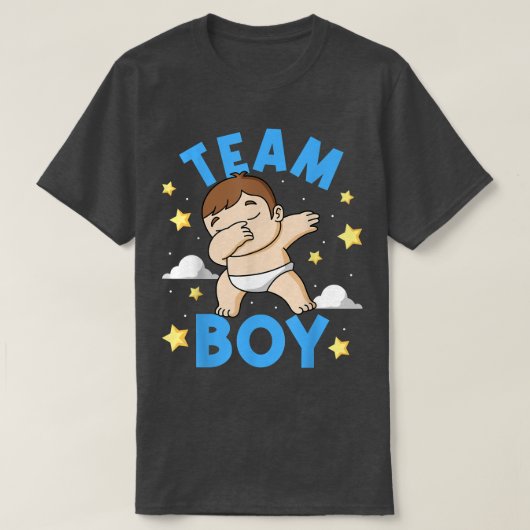 Bericht über das Party-Team "Boy Gender" T-Shirt (Design vorne)