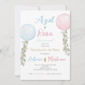 Bericht über das spanische Geschlecht Einladung (Vorderseite)