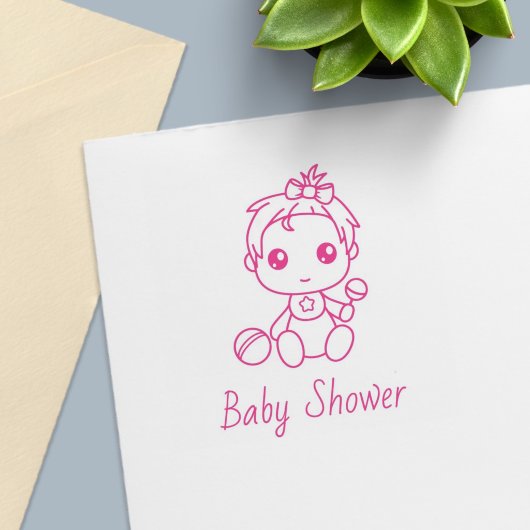 Bericht über das weibliche Baby Duwer Gender 2 Permastempel