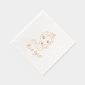 Bericht über das weibliche Geschlecht der Babydusc Servietten Mit Folie (Rechts)