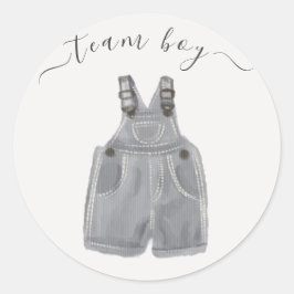 Bericht über das weibliche Geschlecht im Team Runder Aufkleber