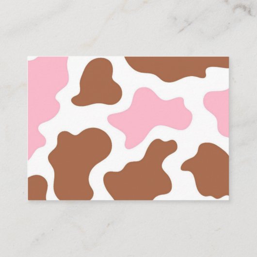 Bericht über Heifer oder Bull Cow Gender Reveal Bo Begleitkarte (Rückseite)