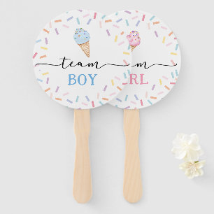 Bericht über Icecream Team Boy oder Girl Gender Fächer