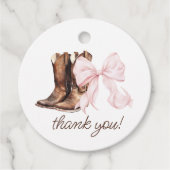 Bericht über Stiefel oder Bögen Geschenkanhänger (Vorderseite)