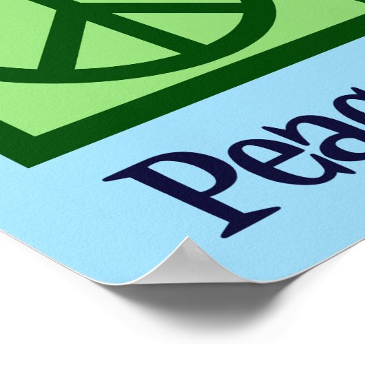 Berichterstattung über die Liebe des Friedens Poster (Ecke)