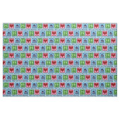 Berichterstattung über die Liebe des Friedens Stoff (Fat Quarter (45,7 x 55,9 cm))
