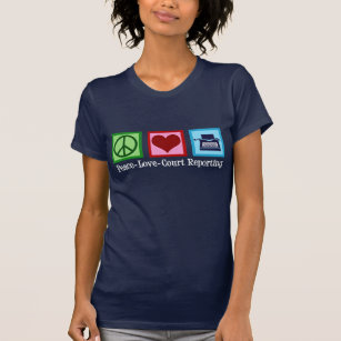 Berichterstattung über die Liebe des Friedens T-Shirt