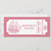 Berichtigbare Geburtstagsreise Boarding Einladung (Vorderseite)