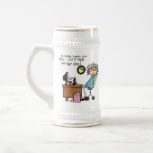 Berichtigen Sie das erste mal Spaß Bierglas (Links)