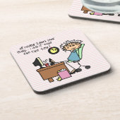 Berichtigen Sie das erste mal Spaß Getränkeuntersetzer (Linke Seite)