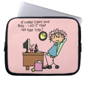 Berichtigen Sie das erste mal Spaß Laptopschutzhülle (Vorderseite)