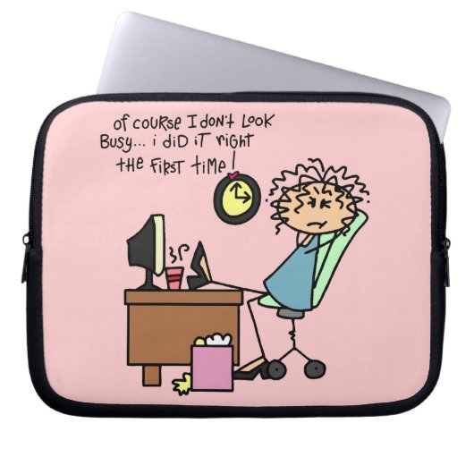 Berichtigen Sie das erste mal Spaß Laptopschutzhülle (Vorderseite)