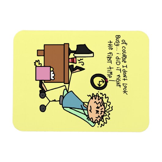 Berichtigen Sie das erste mal Spaß Magnet (Horizontal)