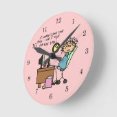 Berichtigen Sie das erste mal Spaß Runde Wanduhr (Winkel)