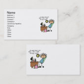 Berichtigen Sie das erste mal Spaß Visitenkarte (Vorne/Hinten)