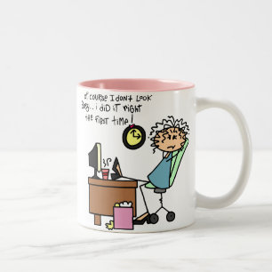 Berichtigen Sie das erste mal Spaß Zweifarbige Tasse