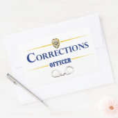 Berichtigungsreferent 3 rechteckiger aufkleber (Umschlag)