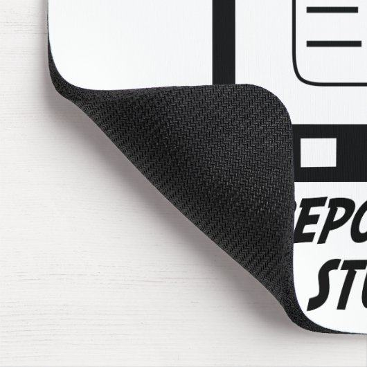 Berichts-Bremsungen Mousepad (Ecke)
