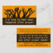 Berichts-Mitteilungsblatt des Visitenkarte (Vorne/Hinten)