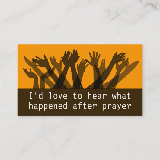 Berichts-Mitteilungsblatt des Visitenkarte (Vorderseite)