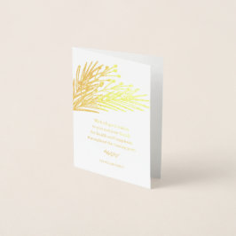 Beries & Blätter Grußkarte Folienkarte