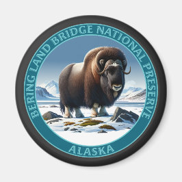 Bering Land Bridge Nationalpark Alaska Magnet
