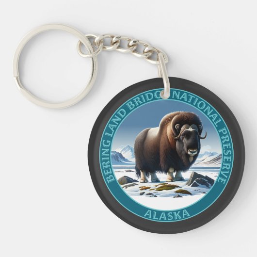 Bering Land Bridge Nationalpark Alaska Schlüsselanhänger (Vorderseite)