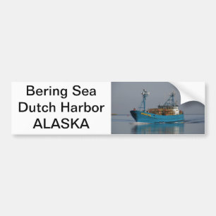 Bering-Meer, Krabben-Boot im niederländischen Autoaufkleber