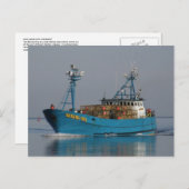 Bering Sea, Crab Boat im niederländischen Hafen, A Postkarte (Vorne/Hinten)