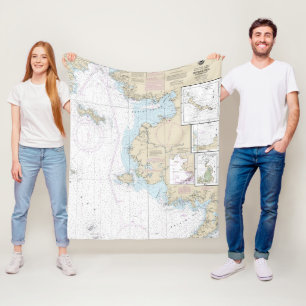 Bering Sea Eastern Teil Alaska Nautical Chart Fleecedecke