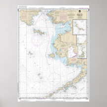 Bering Sea Eastern Teil Alaska Nautical Chart