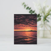 Bering Sea Sunset Postkarte (Stehend Vorderseite)