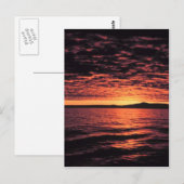 Bering Sea Sunset Postkarte (Vorne/Hinten)