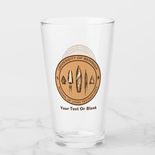 Beringia School of Lithic Technology Glas (Rückseite)