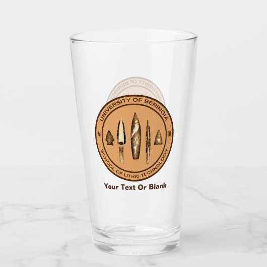 Beringia School of Lithic Technology Glas (Vorderseite)