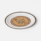 Beringia School of Lithic Technology Pappteller (Schrägansicht)