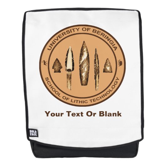 Beringia School of Lithic Technology Rucksack (Vorderseite)