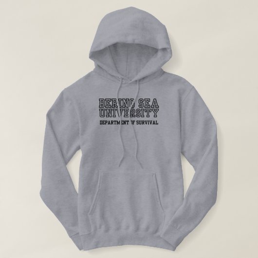 Beringmeer Universitätsfischen Hoodie (Design vorne)