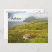 Beringmeerküste Postkarte (Vorne/Hinten)