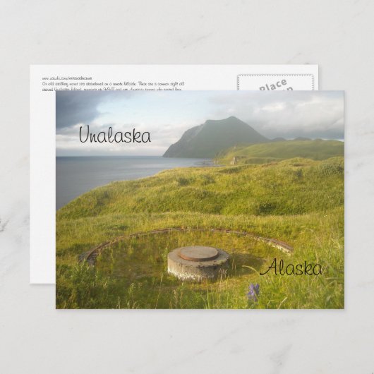 Beringmeerküste Postkarte (Vorne/Hinten)