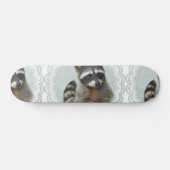 Beringtes Waschbär-Skateboard Skateboard (Horizontal)