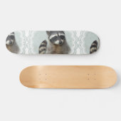Beringtes Waschbär-Skateboard Skateboard (Horizontal)
