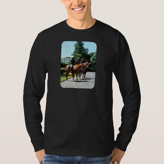 Berittenes Polizei-Profil T-Shirt (Vorderseite)
