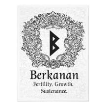 Berkanan Rune/Fertilität/Weiße Version