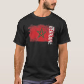 Berkane Marokko Flagge für Marokkaner Männer Fraue T-Shirt (Vorderseite)